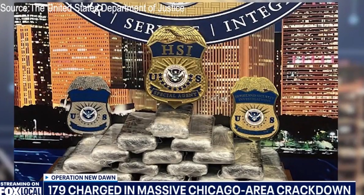 Federal Crackdown Nets 179 Charges, 305 Arrests in Chicago and Rockford